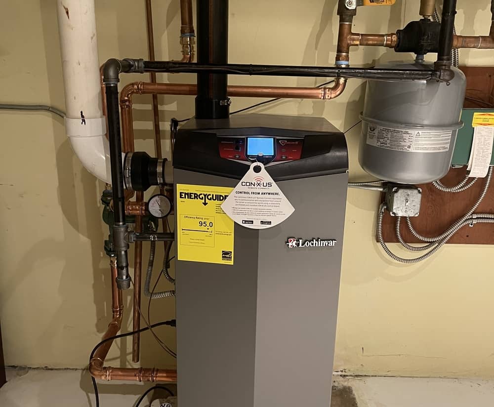 lochinvar boiler with digital control panel